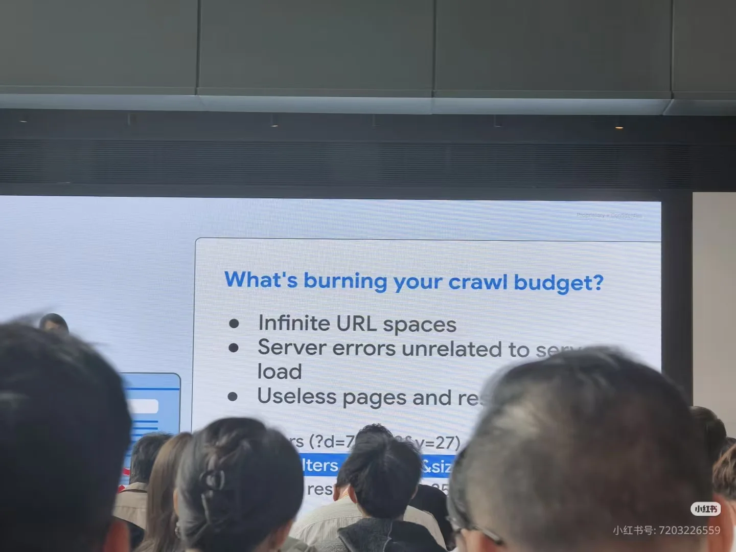 電商網站抓取預算與低價值 URL 問題 Search Central Live Hong Kong 2025 投影片說明無限 URL、伺服器錯誤與低價值頁面消耗抓取預算